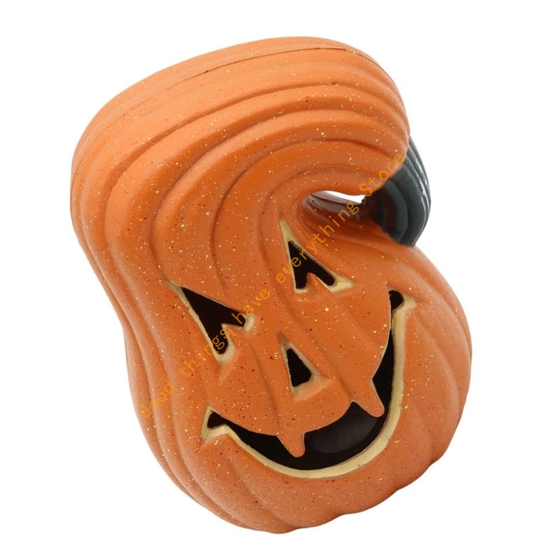 Halloween Pumpkin Outdoor Decoration Weather Resistant HDPE Materials Easy Assembly For Yard Parties Halloween Decors 55KF