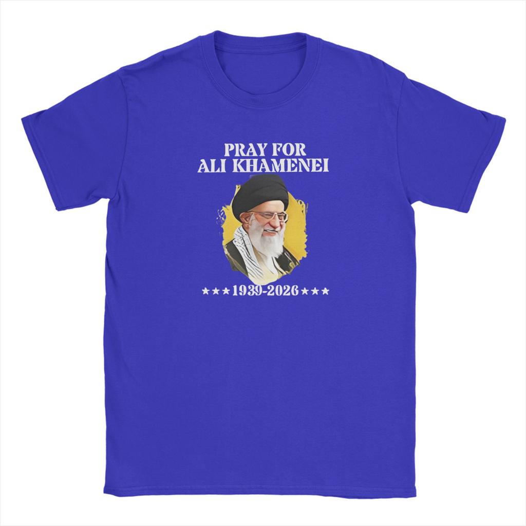 Harajuku T Shirt Beach SSeyyed Ali KKhaUnisexei Novelty T Shirts 100 Cotton Tee Shirt for Unisex Cheap Short Sleeve Clothing