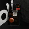 B-Basketball Phone Case For iPhone 17,16,15,14,13,12,11 Plus,Pro Max,XS,Colorful Silver Phone Case Funda Cover