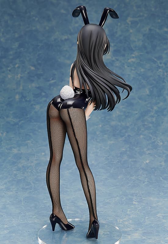 Rascal Does Not Dream of Bunny Girl Senpai Mai Sakurajima Bunny Scale Plastic Malovaná kompletní figurka Resella Ver. 1/4