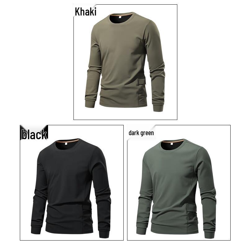 ROMON Men's Slim Fit Anti-Static Crewneck Sweatshirt