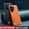 Plain PU Leather Hard Case for VIVO X200 FE Matte Bumper X200FE Silicone Back Cover Camera Protection Shell Shockproof Bumper