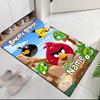 Custom Name Angry Birds Printed Carpet Rug For Office Chair Living Room Bedroom Kitchen Room Decor Gifts