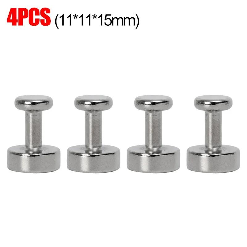 24/2PCS Neodymium Magnetic Thumbtacks Suction Cup Strong Magnet Push Pin for Refrigerator Whiteboard Kitchen Office Magnets Hook