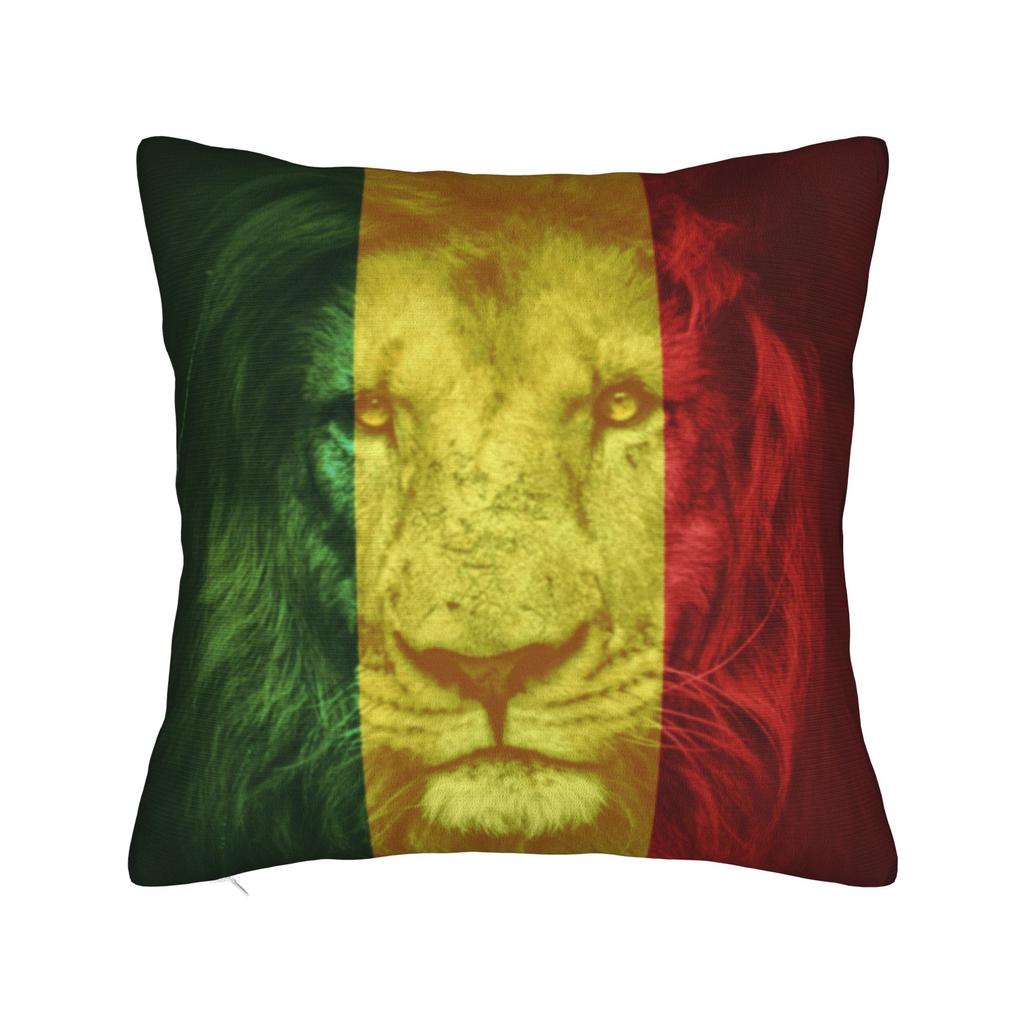 Flag of Reggae of Jamaica Pillowcase Polyester Cushion Cover Decorative Rasta  Pillow Case Cover Home Wholesale 40X40cm