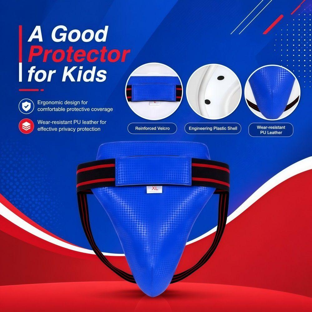 Breathable Taekwondo Groin Guard Shockproof Boxing Groin Pad Adults Children