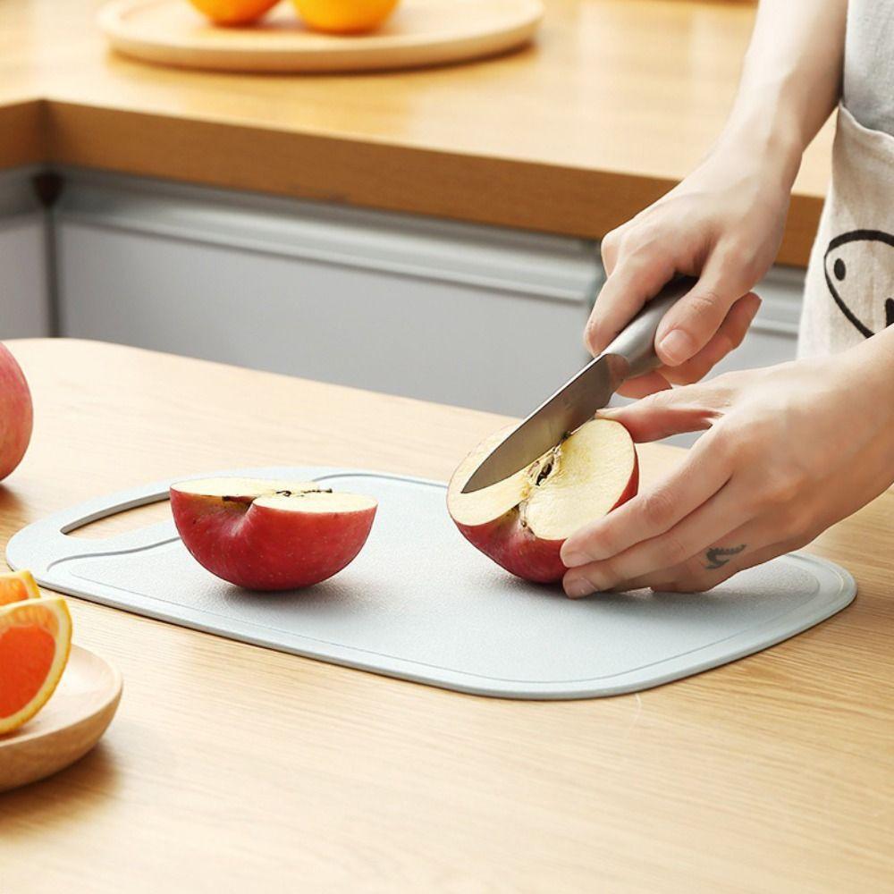 Mit Rillen Rutschfest Kunststoff Schneidebrett Griff Hackblock Schneidebrett Gemüse