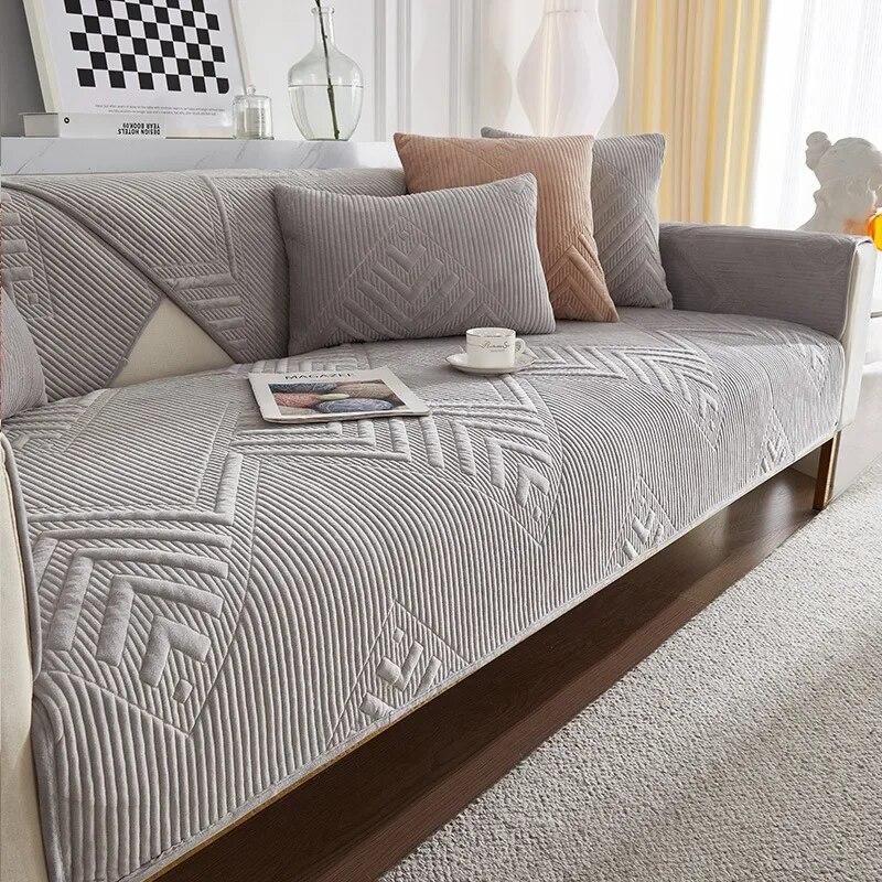 

Nordic Universal Sofa Cover Thicken Plush Anti-slip Couch Cushion Slipcover for Living Room Protection 70x70cm 1pcs