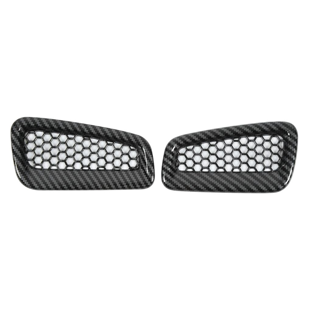 2pcs Dash Side Air Vent Cover Carbon Fiber Style ABS Wearproof Replacement for Civic 11th 2022