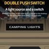 Waterproof 4800mAh High Power Rechargeable LED Camping Tent Light Portable Outdoor Emergency Searchlight Hanging Night Lamp