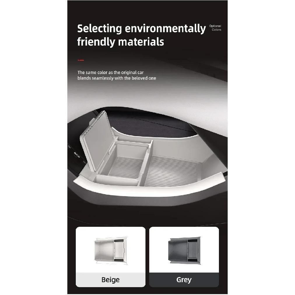 For Denza N9 Silicone Storage Box Center Console Under Layer Modification Special Car Interior Accessories Organizer