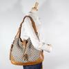 Gucci New Jackie Handbag 246907 Diamante Bamboo Fringe Brown Canvas Women Used