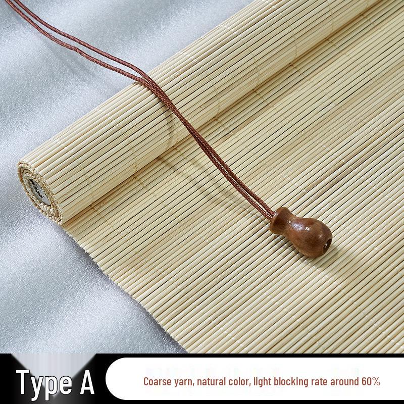 Bamboo Roller Blind Sunshade: Window or Door Curtain for Tea Rooms, Restaurants, Hotels - Ideal for Decoration and Partition.