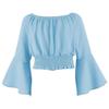 Girls Casual Off Shoulder Everyday  Soft Breathable Stylish Top
