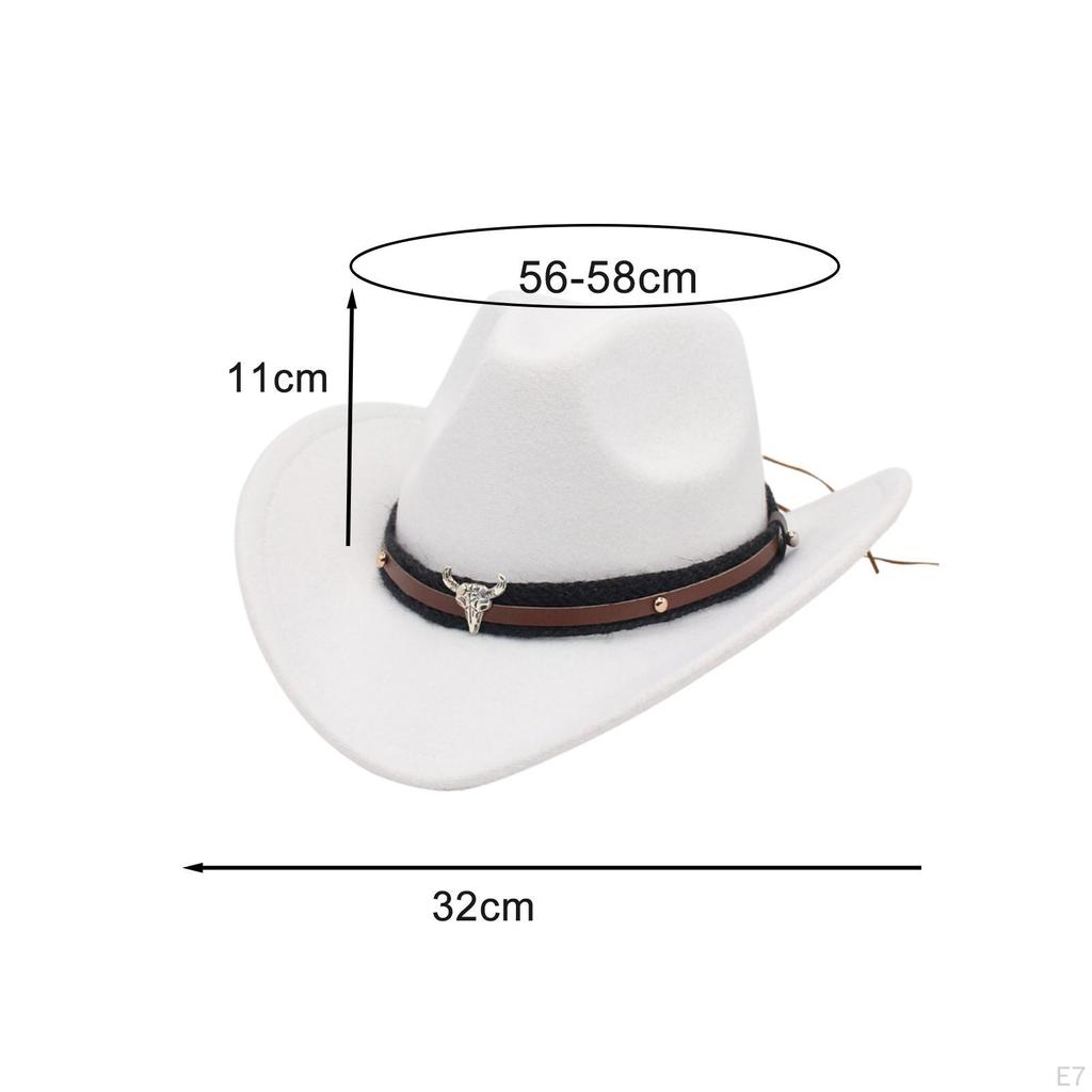 Cowboy Cowgirl Hat Sombrero Caps Fashion Photo Props Decoration Sun Protection for