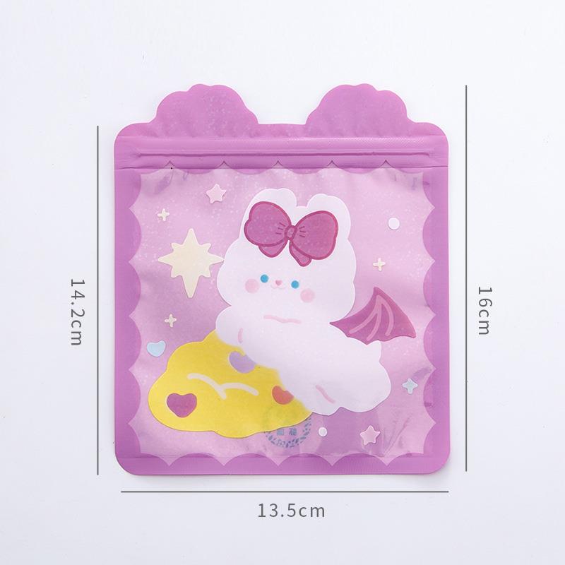 Cute Food Zip Lock Bag Cute Rabbit Bear Candy Cookie Packaging Bags Wedding Birthday Party Decorations Gift Wrapping Supplies