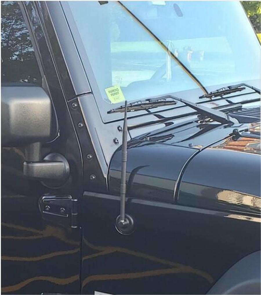 Antenna Base Decorative Cover Protective Shell For 2007-2017 Jeep Wrangler JK JL