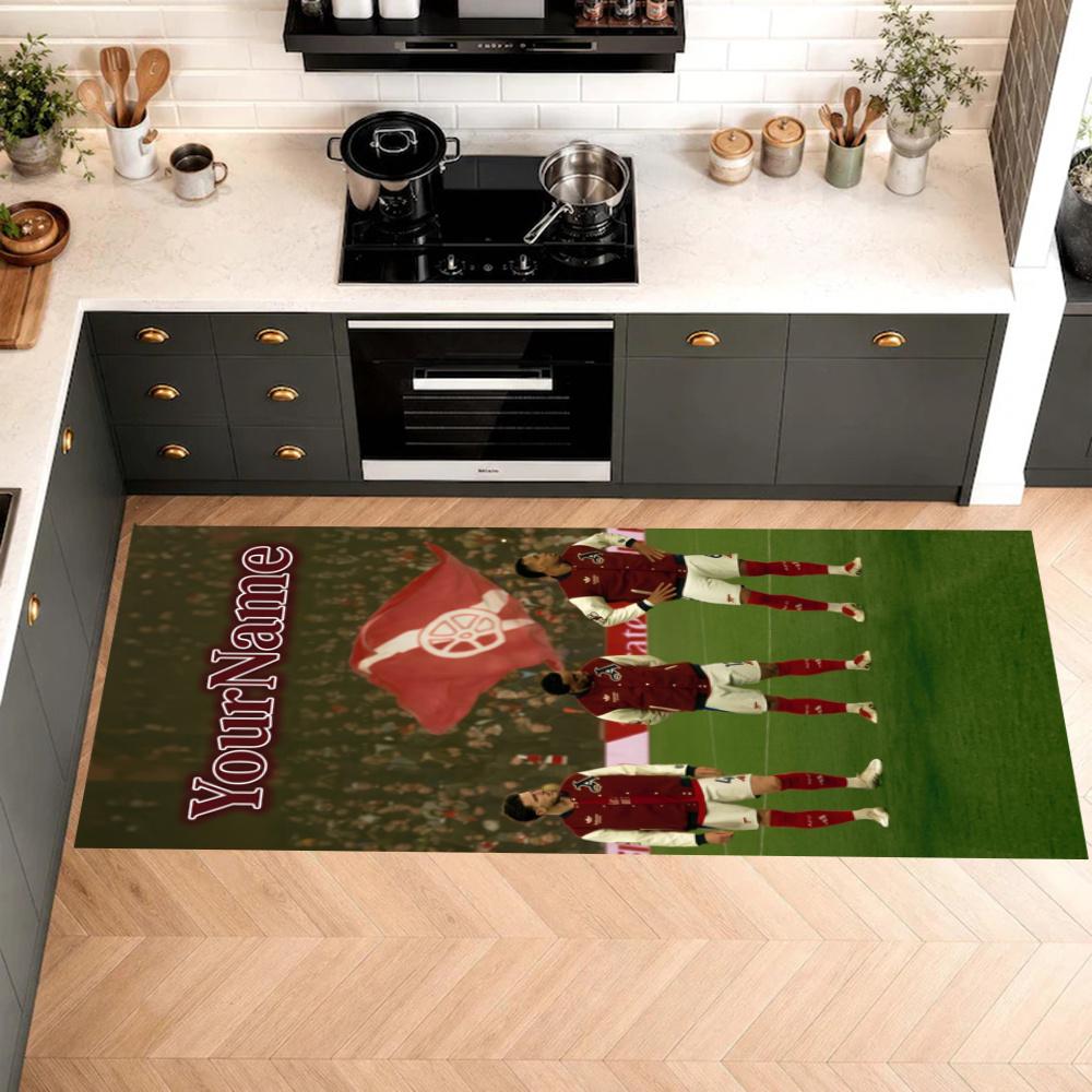 Arsenal Customize Your Name Kitchen Rug Runner Rug Laundry Mat Hallway Entryway The Best Gift Choice