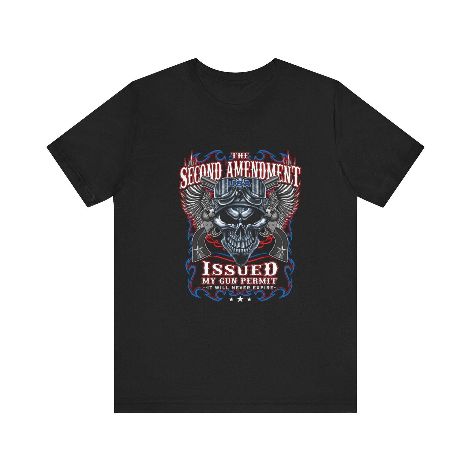 The Second Amendment Issued My Gun Permit - Unisex Jersey Short Sleeve Tee 3XL