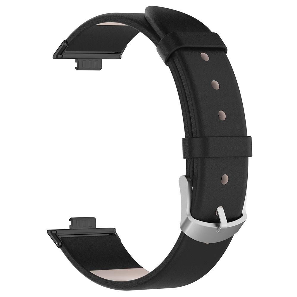 Leather Strap for Huawei Watch Fit 4 / 4 Pro / 3, Black