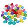 50Pcs Artificial Rose Flower Heads Multicolor Foam Rose Heads For Wedding Bouquet And Diy Crafts Party Home Decorations