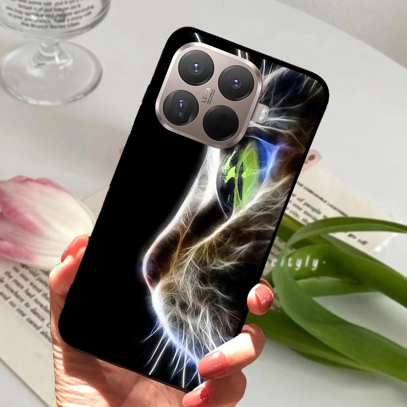 Für Xiaomi 15T Pro 15TPro Hülle Mode Löwen Tiere Fundas Weiche Silikon TPU Handyhüllen Für Xiaomi 15 T Pro Stoßfeste Hülle