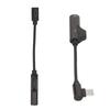 2Pcs Type C to 3.5mm Headphone Adapter Cable 2 in 1 Functional Bendable Headphone Adapter for Type C Phone Tablet PC