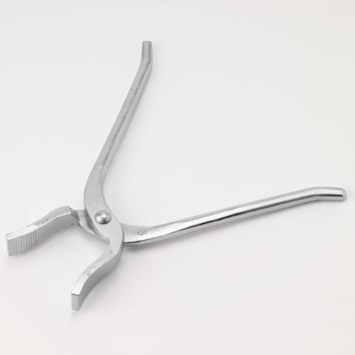 Endo Shoji TKG Potholders with Pliers, Total Length 225mm, Weight 330g, Width 19mm, Convenient for Holding Handleless Pots and Pans, Iron, Commercial