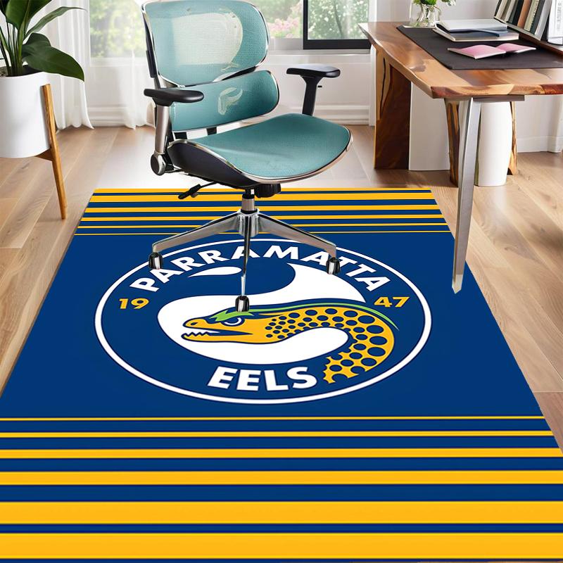 1 Stück Fußballteam-Design Teppich - Rutschfest, Weich & Gemütlich Fußmatte für Wohnzimmer, Schlafzimmer, Büro - Dekoteppich für Innen/Außen