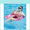 U-shaped Water Float Lounger With Handle Thick Inflatable Pool Float Adult Lounge Chair Yellow