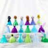 Princess Dress-Up Doll Set with Changeable Clothes, Frozen Theme, Perfect Birthday Gift for Little Girls