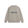 Li-Ning CF Adventure Series Bold Fun Wild Letter Print Sports Fleece Pullover Sweatshirt Unisex sweatshirt Stone-Grey AWDTB05-6