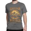 T-Shirts Disney The Lion King Awesome Cotton Tees Short Sleeve Live Action Hakuna Matata Sunset T Shirts Clothes Unisex