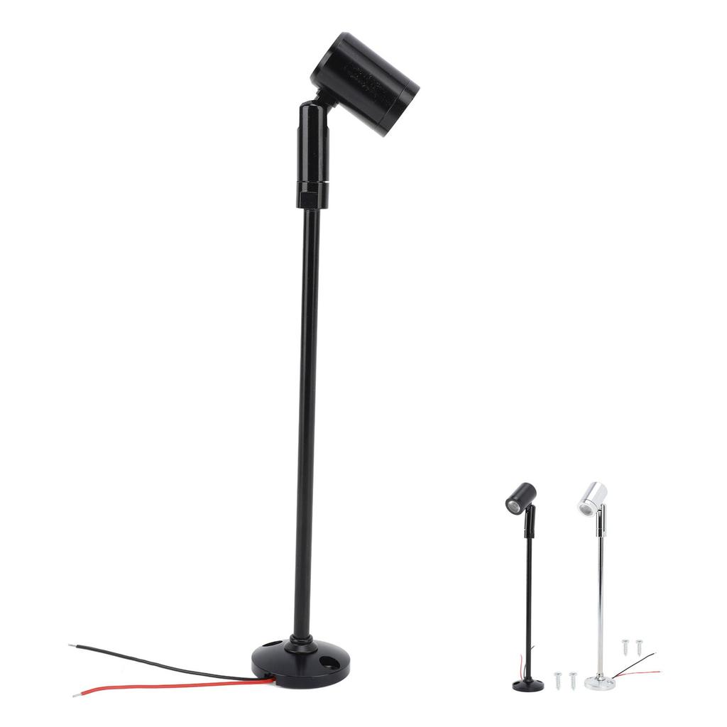 LED Jewelry Showcase Spotlights Bright Modern Standing DC12V Mini Jewelry Showcase Display Light Aluminum for Cosmetic Counter