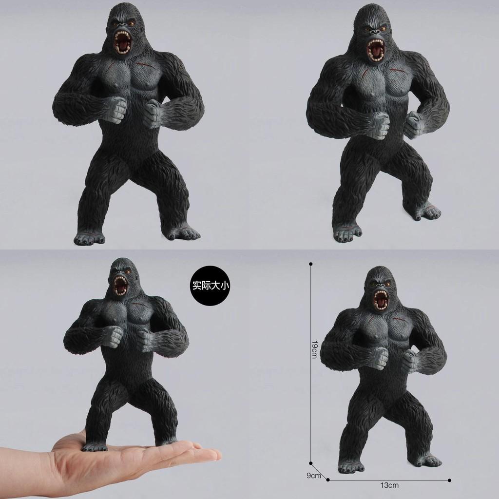 Realistic Pvc Gorilla Model Figurine For Educational Display And Forest Protection