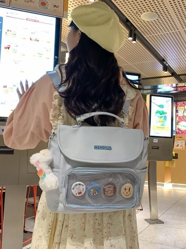 Harajuku Style Crossbody Bag With Polyester Material For Daily Casual Wear