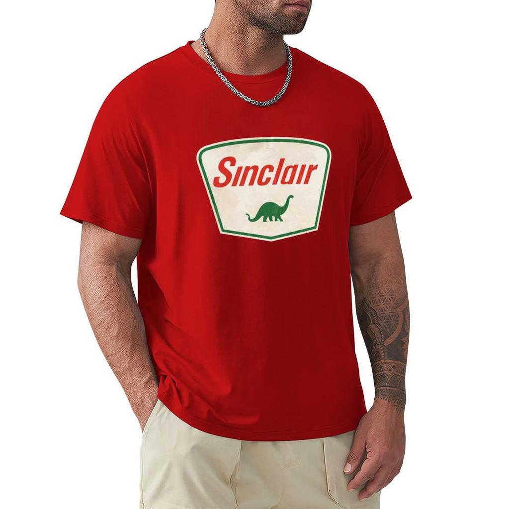Sinclair Oil Vintage Logo T-Shirt Graphic Shirts Plus Size Tops Essential T Shirt Anime T Shirts Men's T-shirts