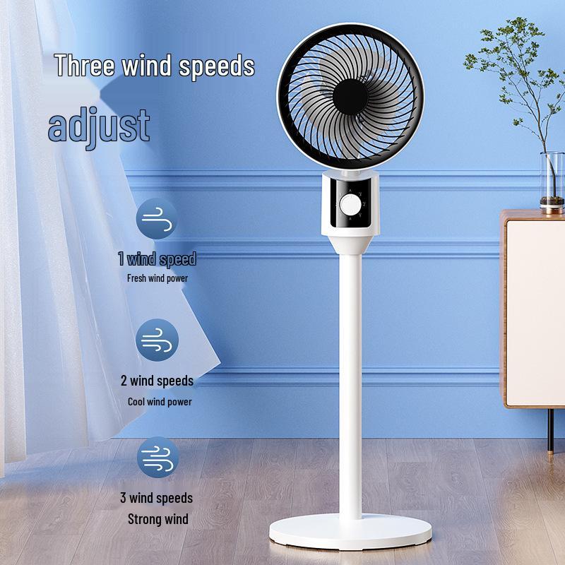 Silent Dual-Use Electric Fan for Home - Table & Floor Model