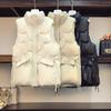 Disposable Vest Women's Stand-up Collar Cold and Warm Down Cotton Jacket Vest Sleeveless Vest