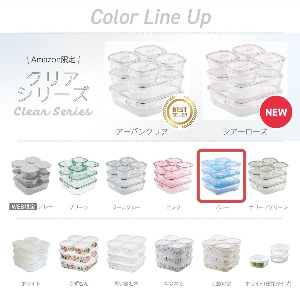 Iwaki NEW Pack Range Square Type & (Aqua Blue) KB3246-BLN