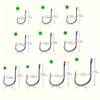 100pcs Fishing Hooks Set High Carbon Steel Sharp Barbed Fishhooks Rock Fishing Gear Tackle Accessories for Saltwater
