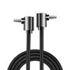 Nylon Braided USB C Cable 1M Length 90 Degree Elbow USB To Type-C Adapter for iPhone/Samsung/Tesla/Huawei/Xiaomi/MacBook
