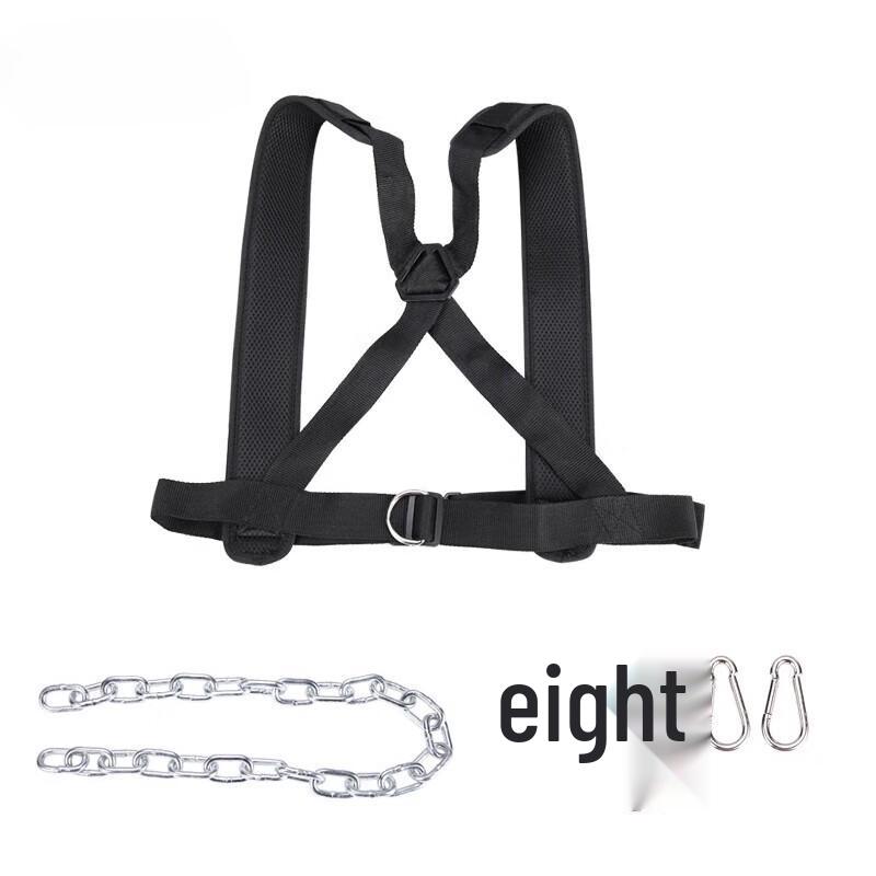 Fitness Sled Weighted Pull Shoulder Strap Set