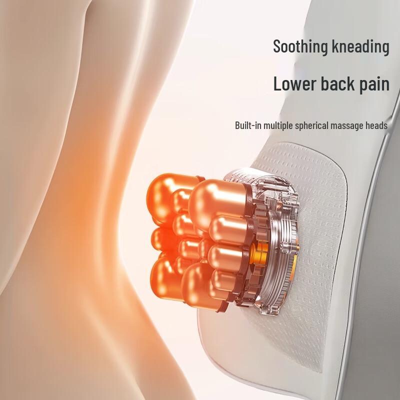 Aux Rechargeable Lumbar & Neck Massager with Heat