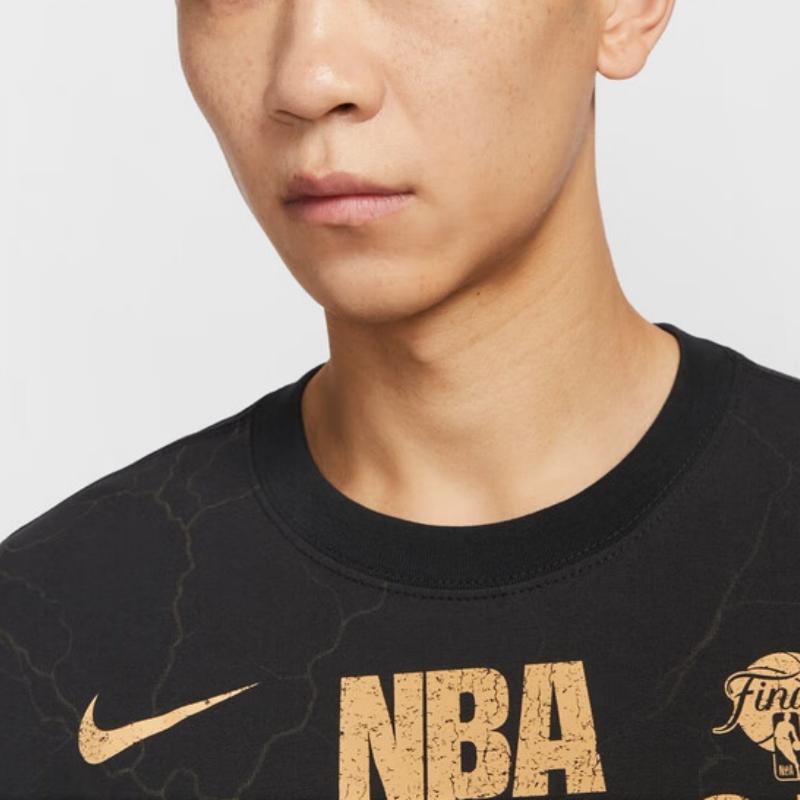 Nike NBA Oklahoma City Thunder Crew Neck Comfortable Versatile Pullover Drop Shoulder Short Sleeve T-Shirt Men T-Shirts IU3076-010