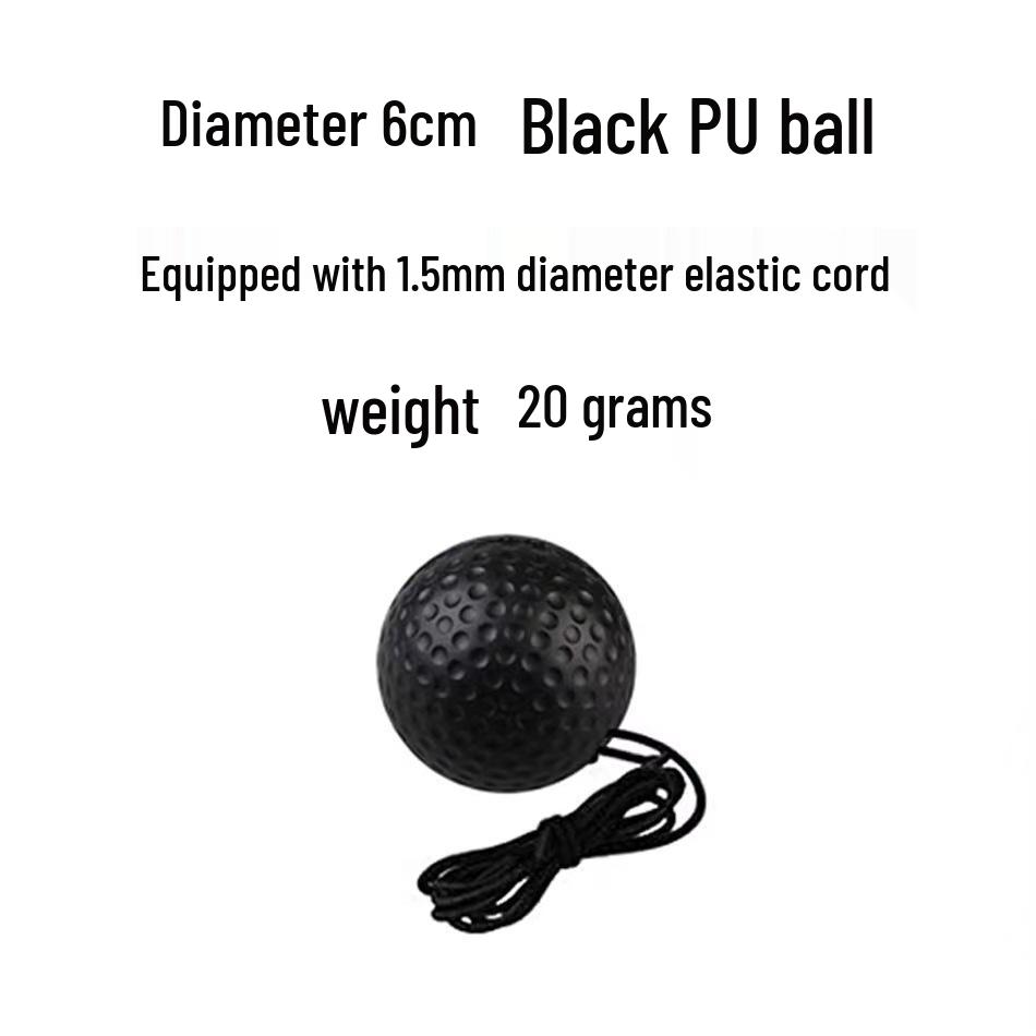 Head-Mounted Boxing Reaction Ball for Stress Relief and Fitness Training