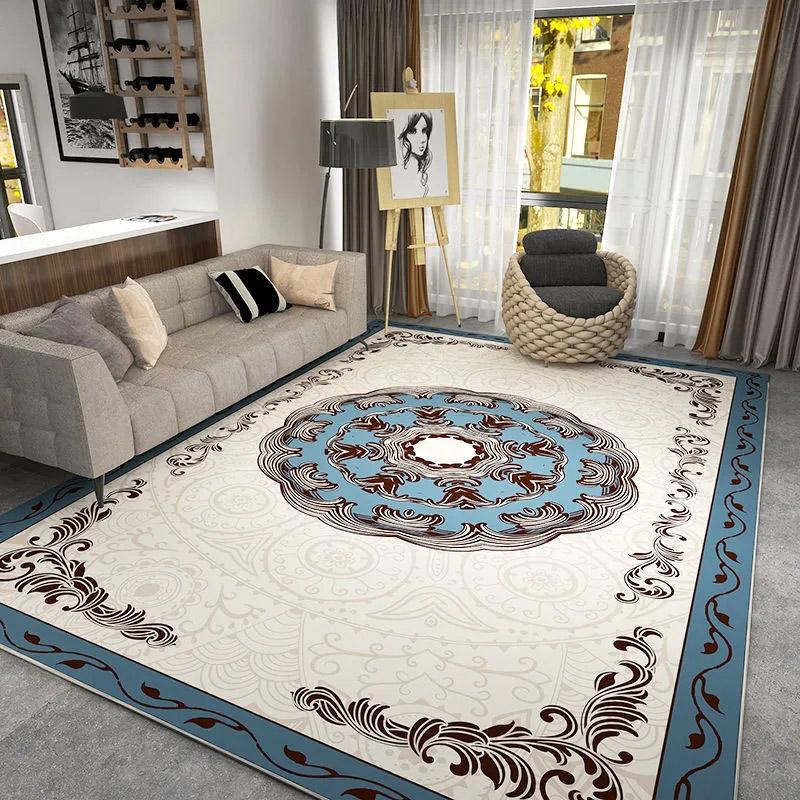 European Classical Carpet Living Room Sofa Blanket Ethnic Style Bedroom Bedside Cushion Room Full of Large Area Rug Personalized Persian Rug
