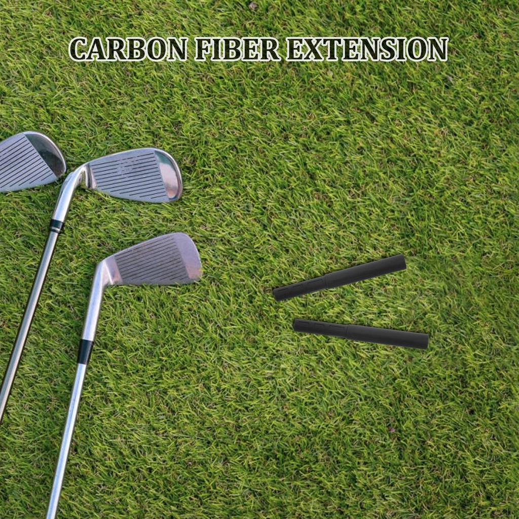 1Pair Carbon Fiber Golf Shaft Extender Rod for Club Lengthening Improved Swing Dynamics Accuracy Power Enhancement Golf