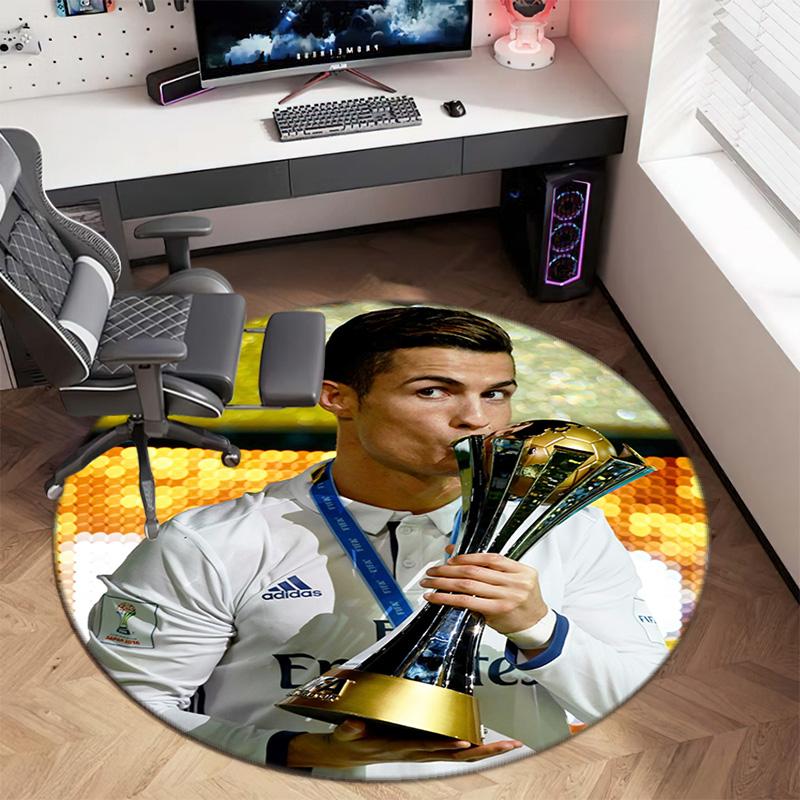 Cristiano Ronaldo Portugal Football Glory Carpet Home Decor Suitable For All Seasons Office Chair Cushion Room Doormat