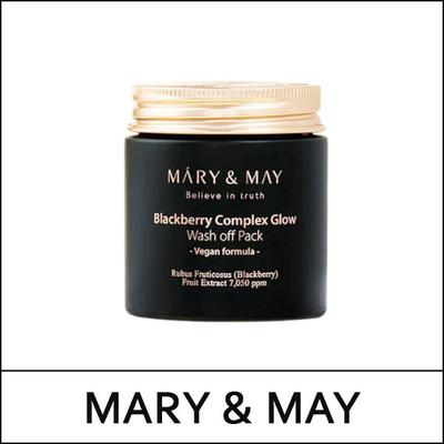 [MARY & MAY] (bo5) Blackberry Complex Glow Wash Off Pack 125g